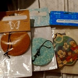 Three pack Scentsy car air fresheners